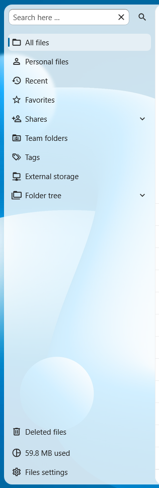Navigation in Files